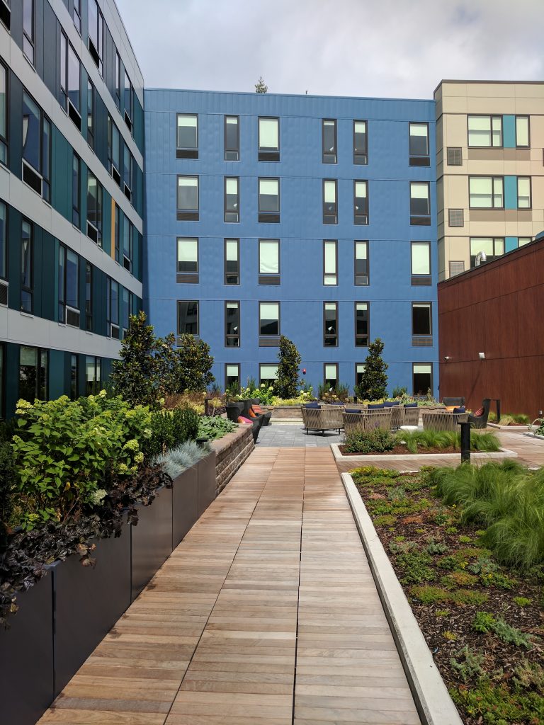 Rooftop Garden at the Aloft Hotel in Seattle-Redmond, WA.