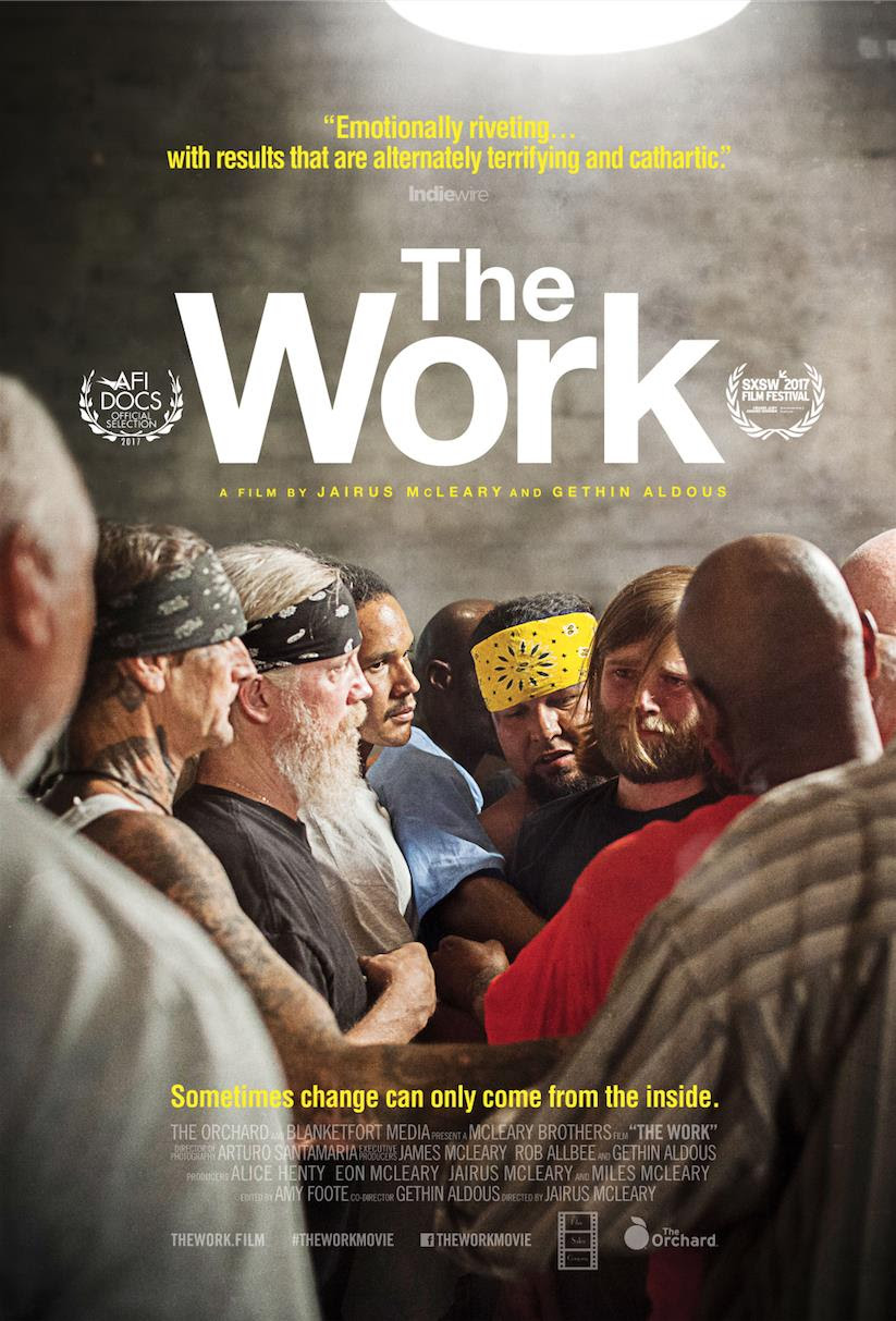 Poster for 2017 Documentary, The Work