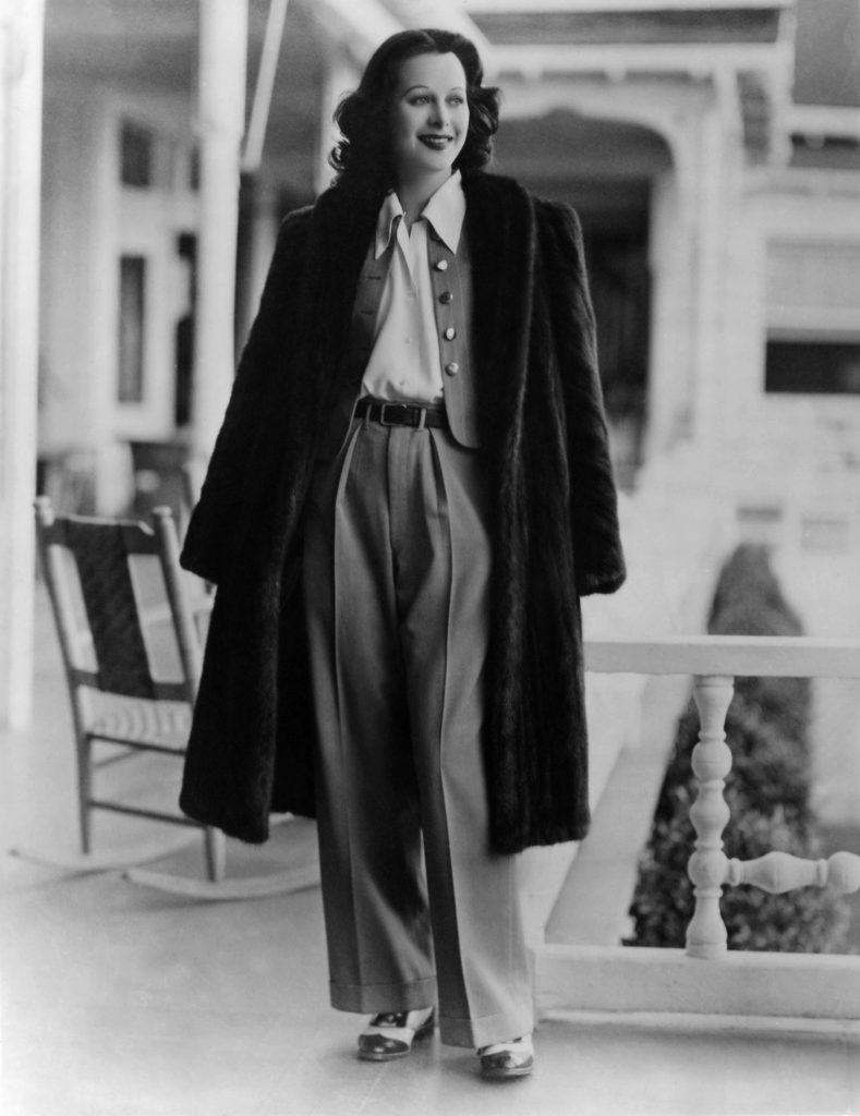 Hedy Lamarr, seen here in a photo from 1938