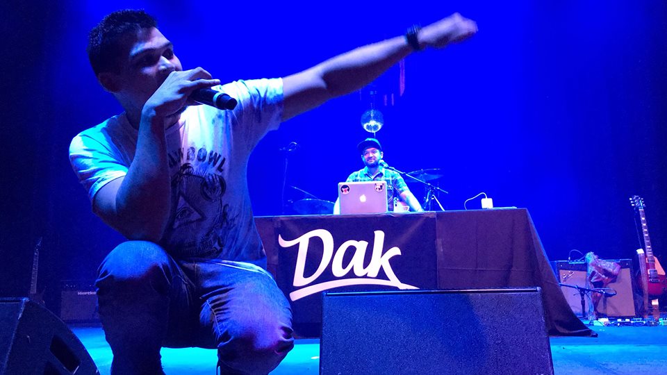 Dak performing at Neon Spotlight
