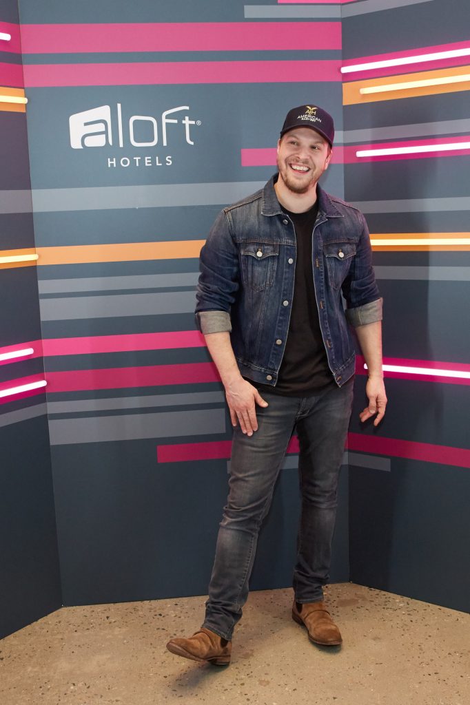 Gavin DeGraw at the Aloft Hotel in Long Island City, NY.