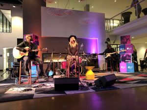 ZZ Ward and her band play at the Aloft Seattle-Redmond Hotel