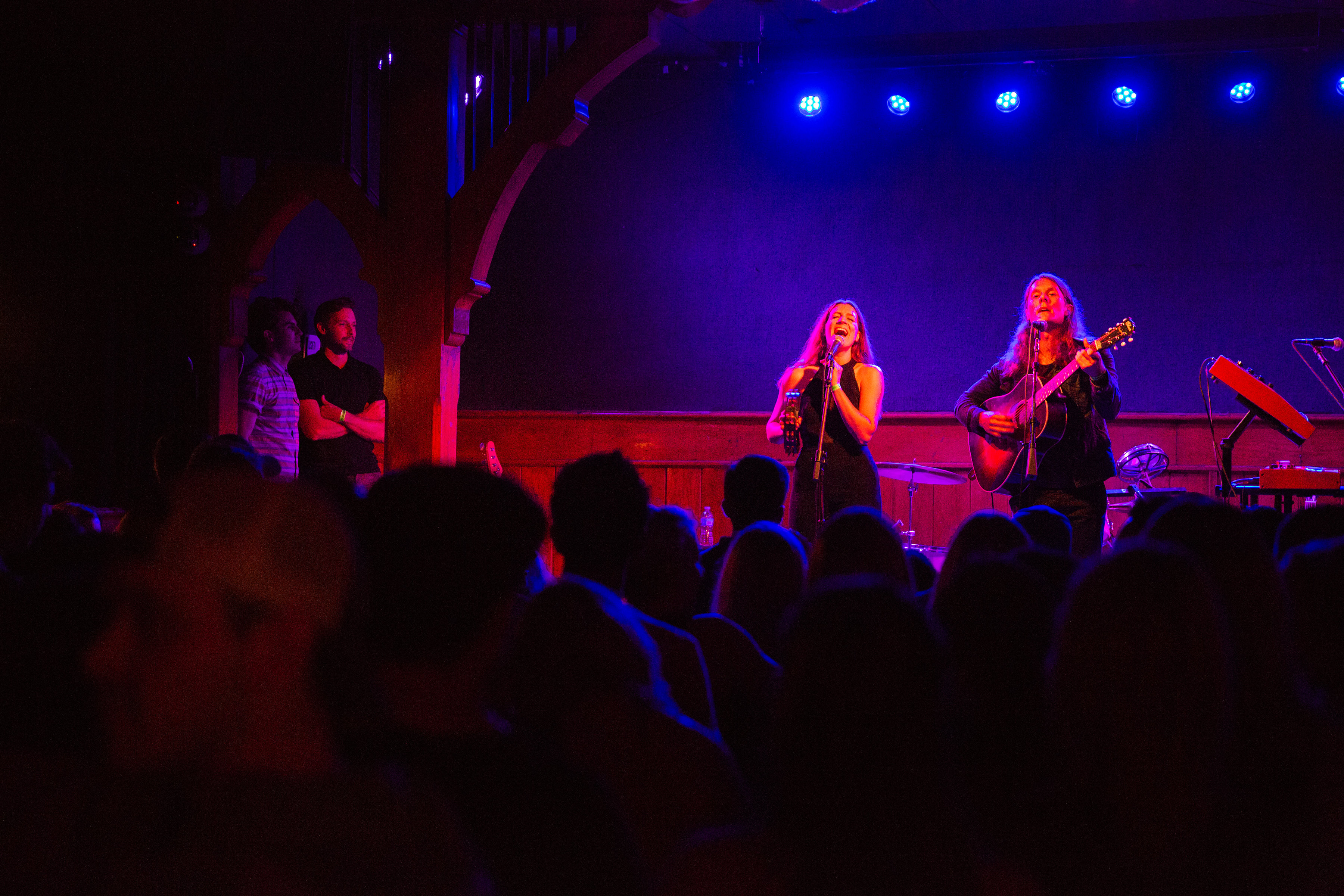 The Bergamot on stage.
