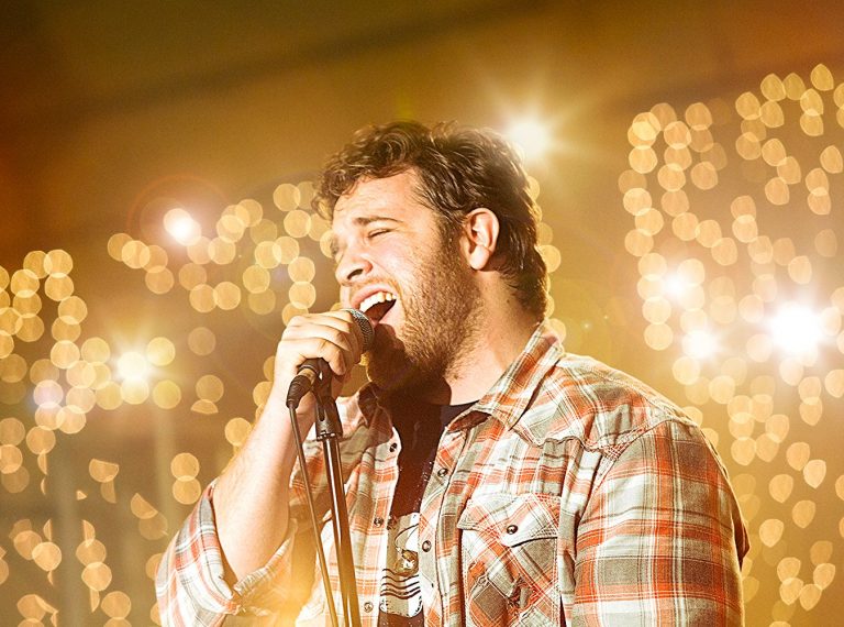 Still from 2018's 'I Can Only Imagine' showing J. Michael Finley as Bart Millard