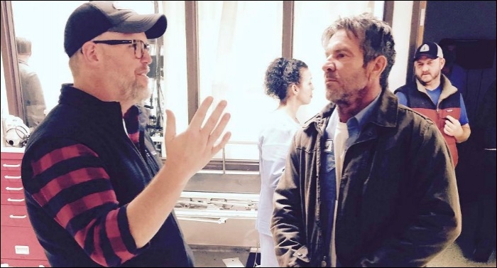 Dennis Quaid and Bart Millard