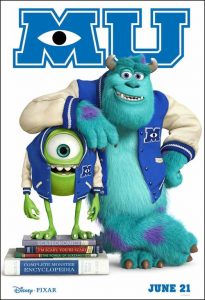 Monsters U Movie Poster