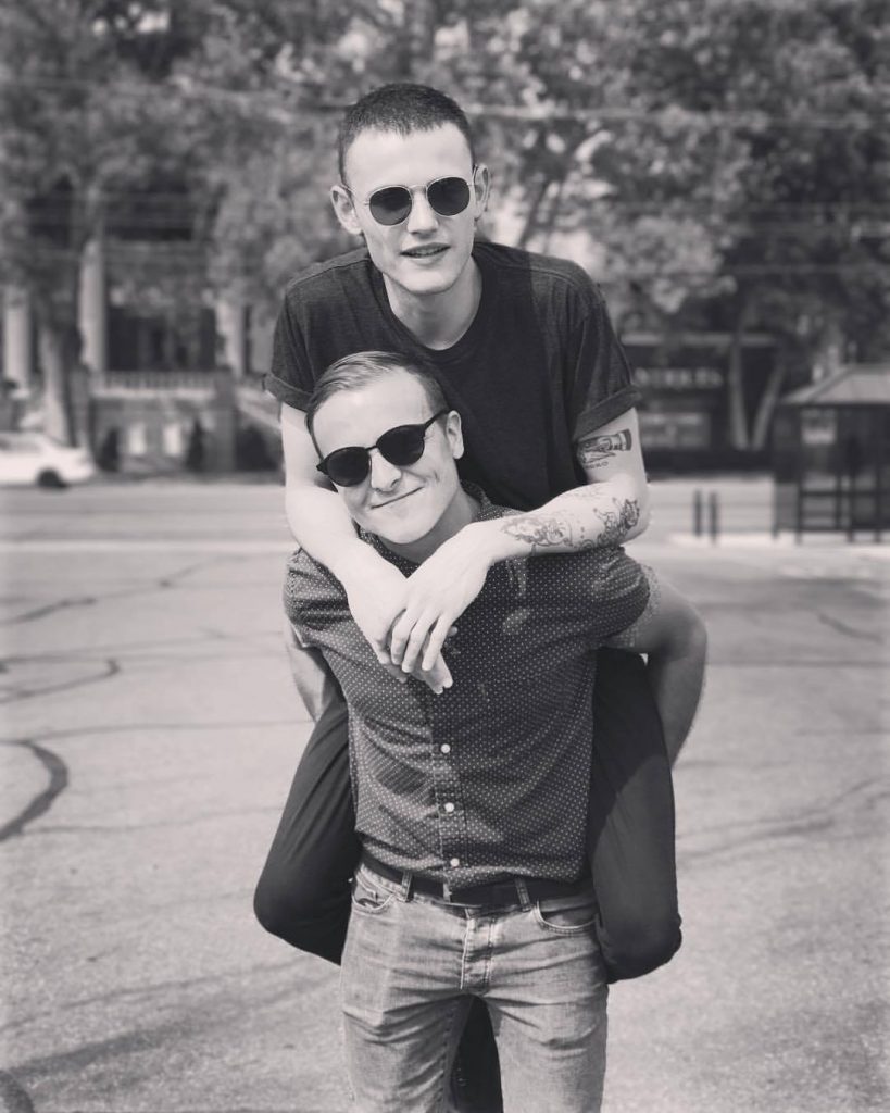 Caleb Darger and bandmate of Child Ivory.