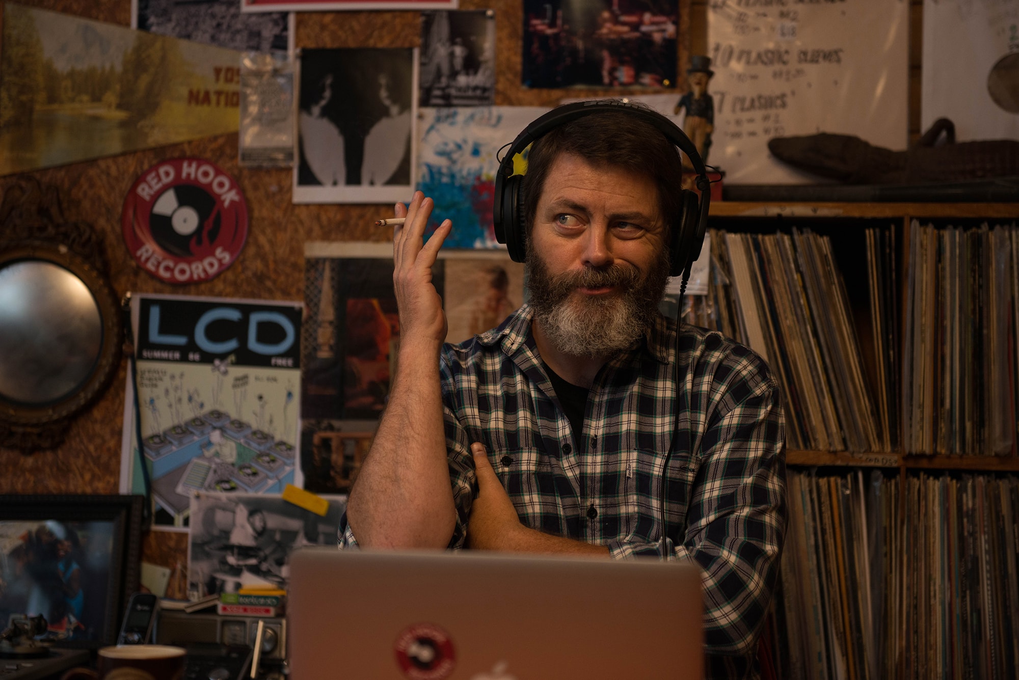 Nick Offerman and Kiersey Clemons in Hearts Beat Loud (2018).