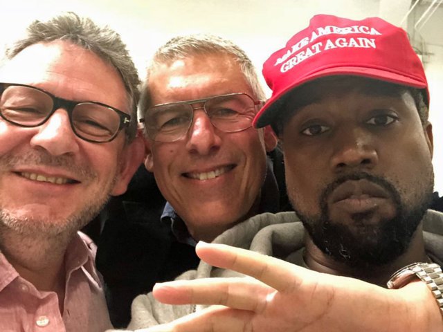 Kanye West and friends