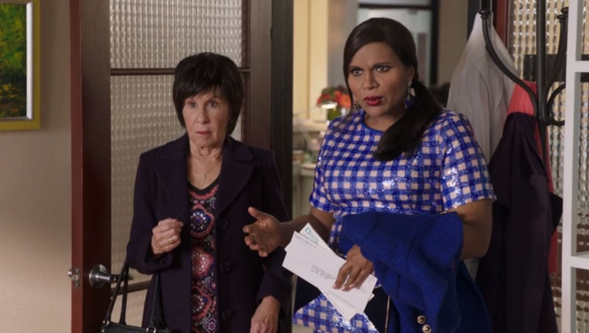 Mindy Kaling in her Mindy Project show.