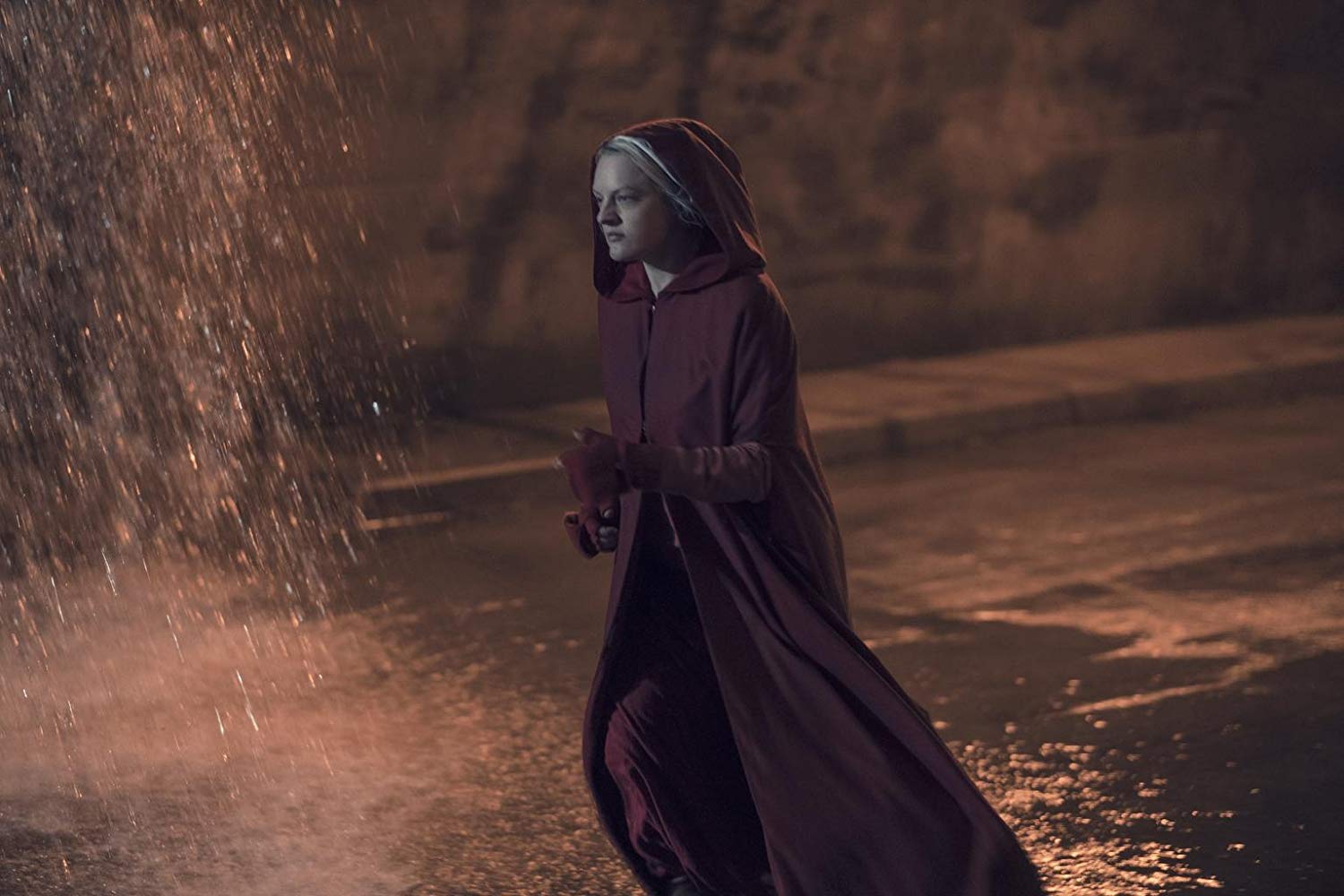 Actress Elizabeth Moss in 'Handmaid's Tale'