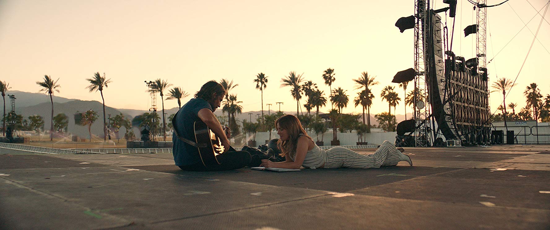 Gaga and Cooper in A Star is Born.