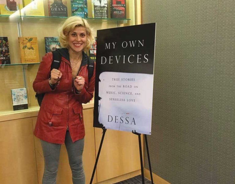 Dessa at her Book Signing
