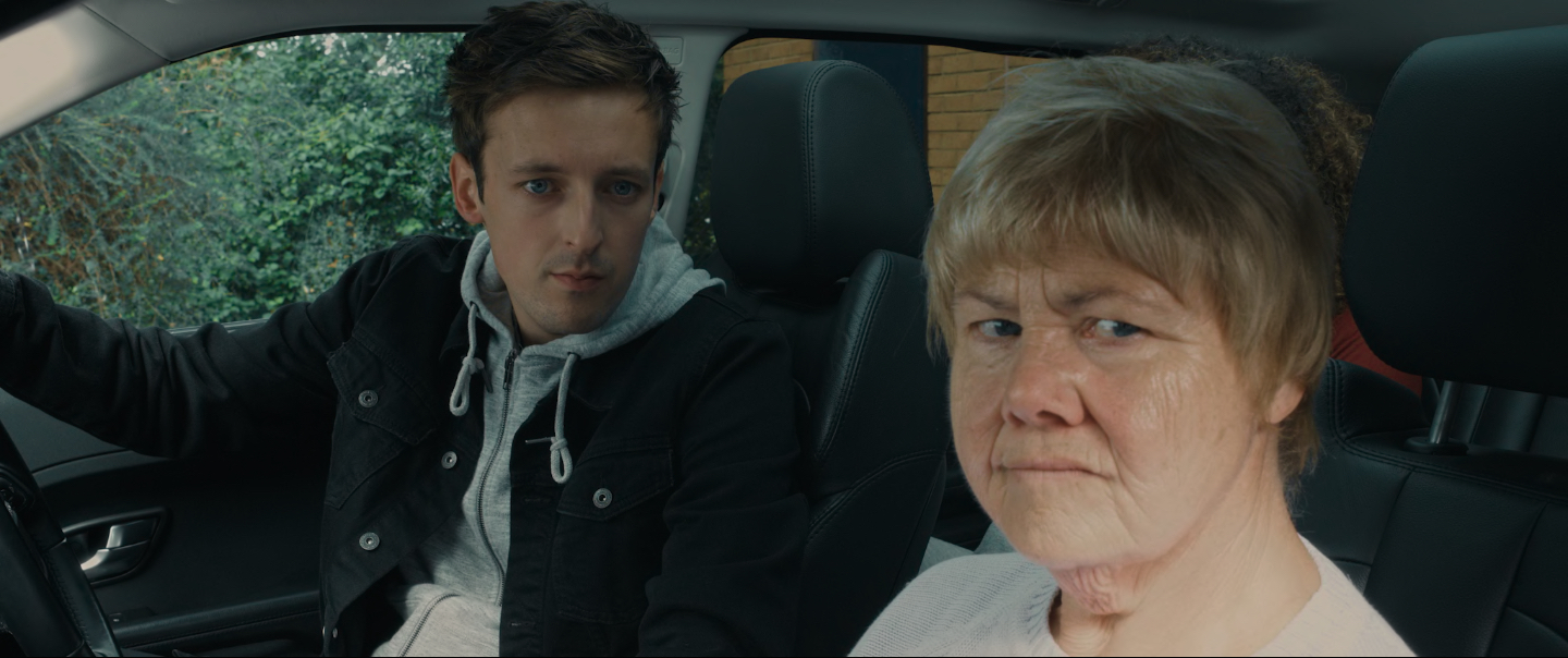 Callum Crawford and Annette Badland