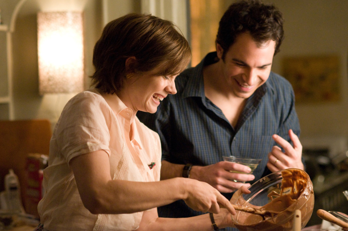 Amy Adams as "Julie Powell" and Chris Messina as "Eric Powell" in Columbia Pictures' Julie & Julia.