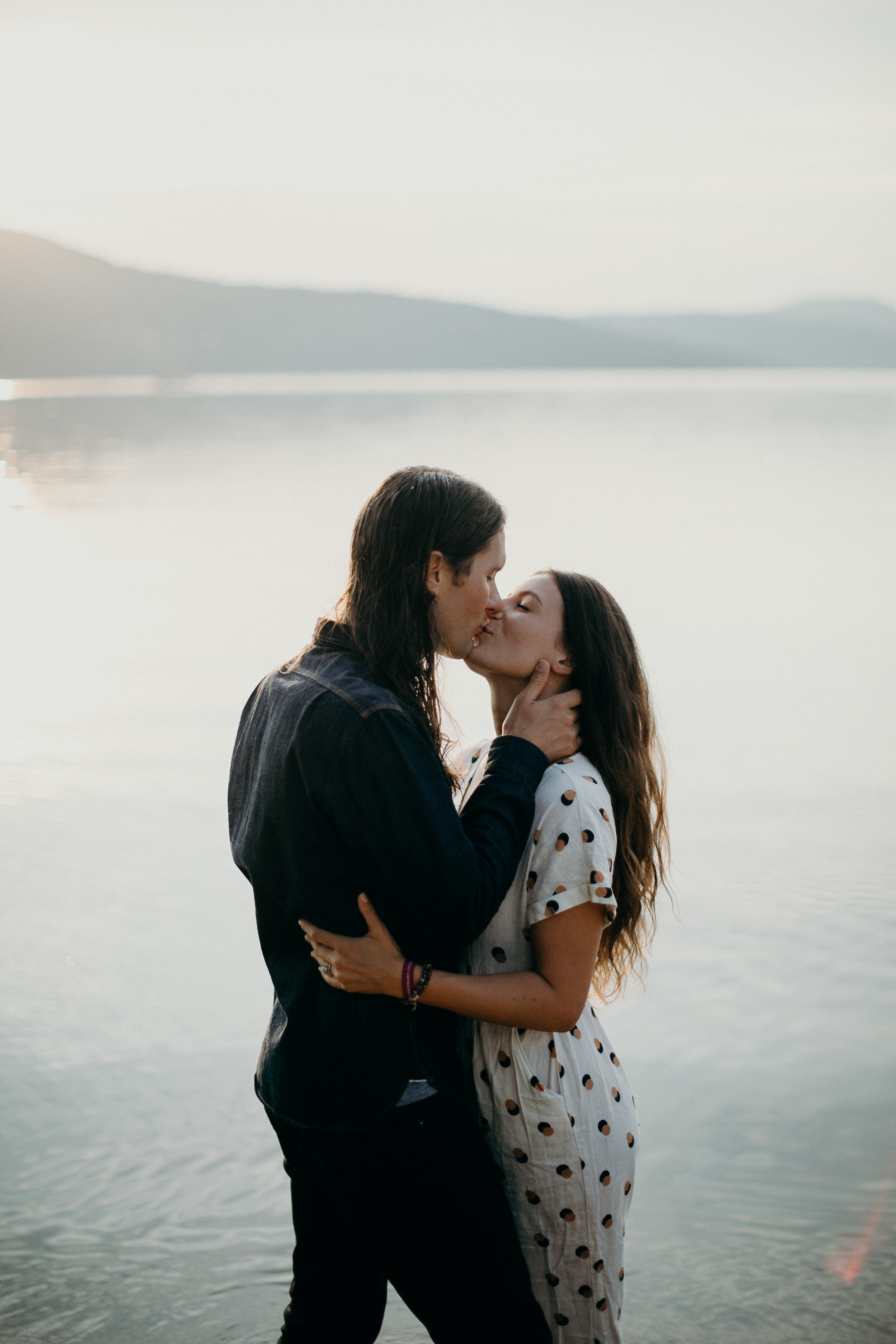 The Bergamot share a kiss