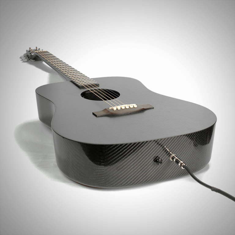 Klos Carbon Fiber Guitar laying down
