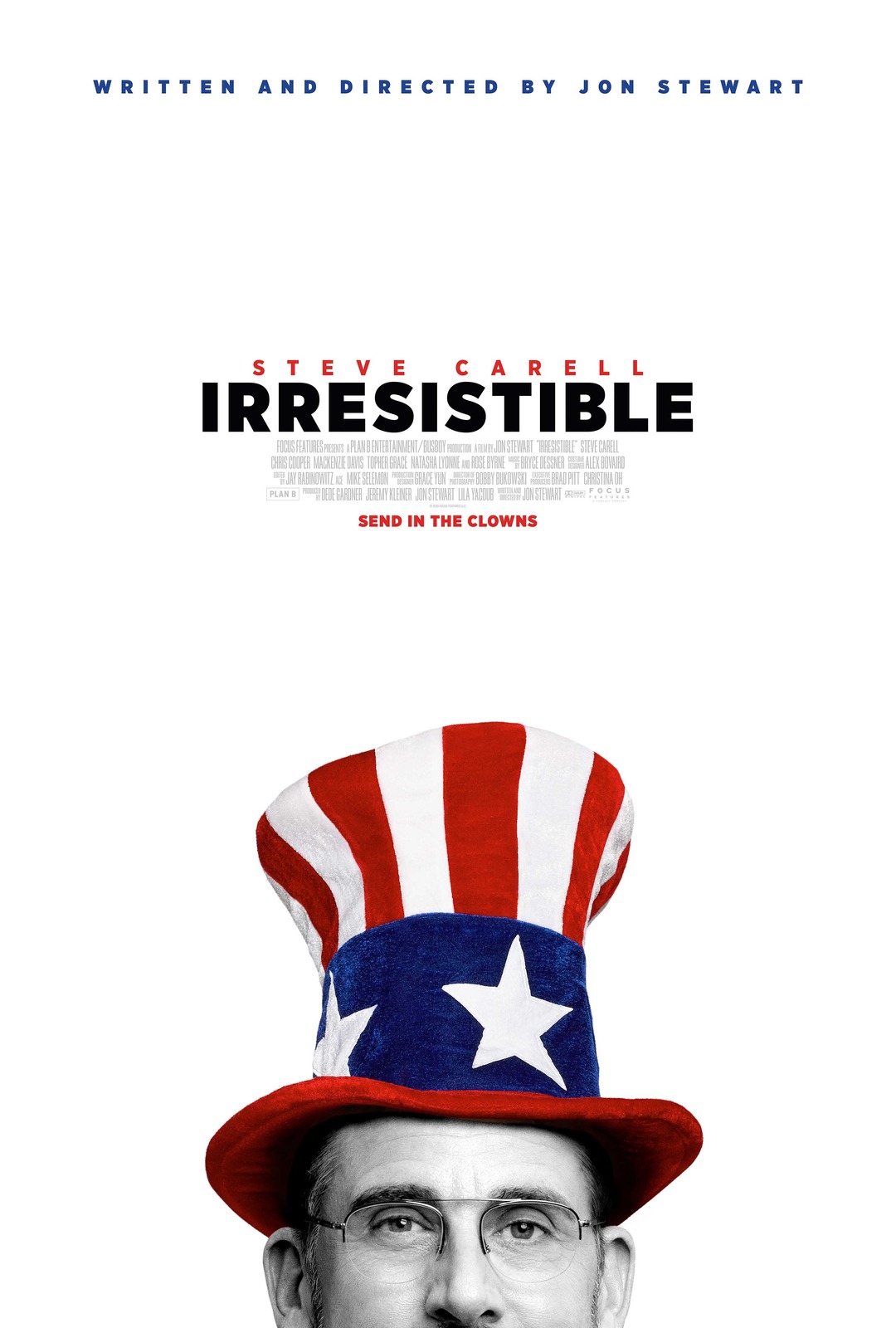 Poster for 2020's 'Irresistible' by Jon Stewart