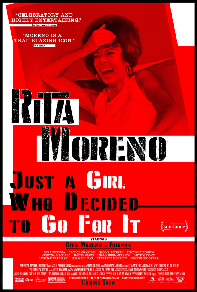 Poster for 2021 Documentary Feature - Rita Moreno: Just a Girl Who Decided to Go For It