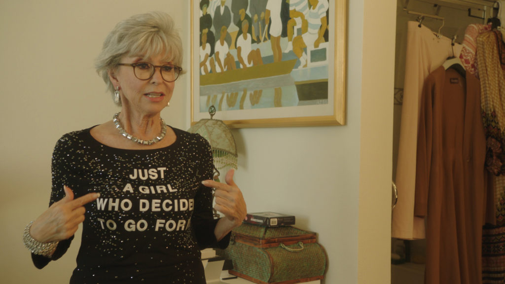 Rita Moreno, shown here in a scene from the documentary Rita Moreno: Just A Girl Who Decided To Go For It, release June 18, 2021 in theaters.