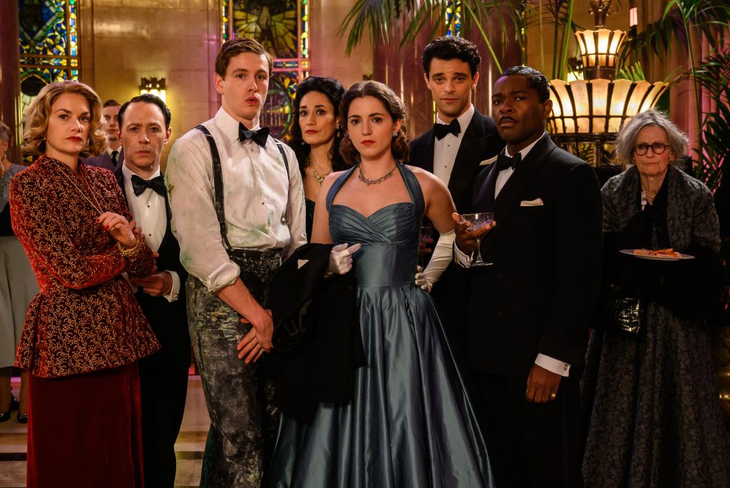 The cast of See How They Run (2022).
