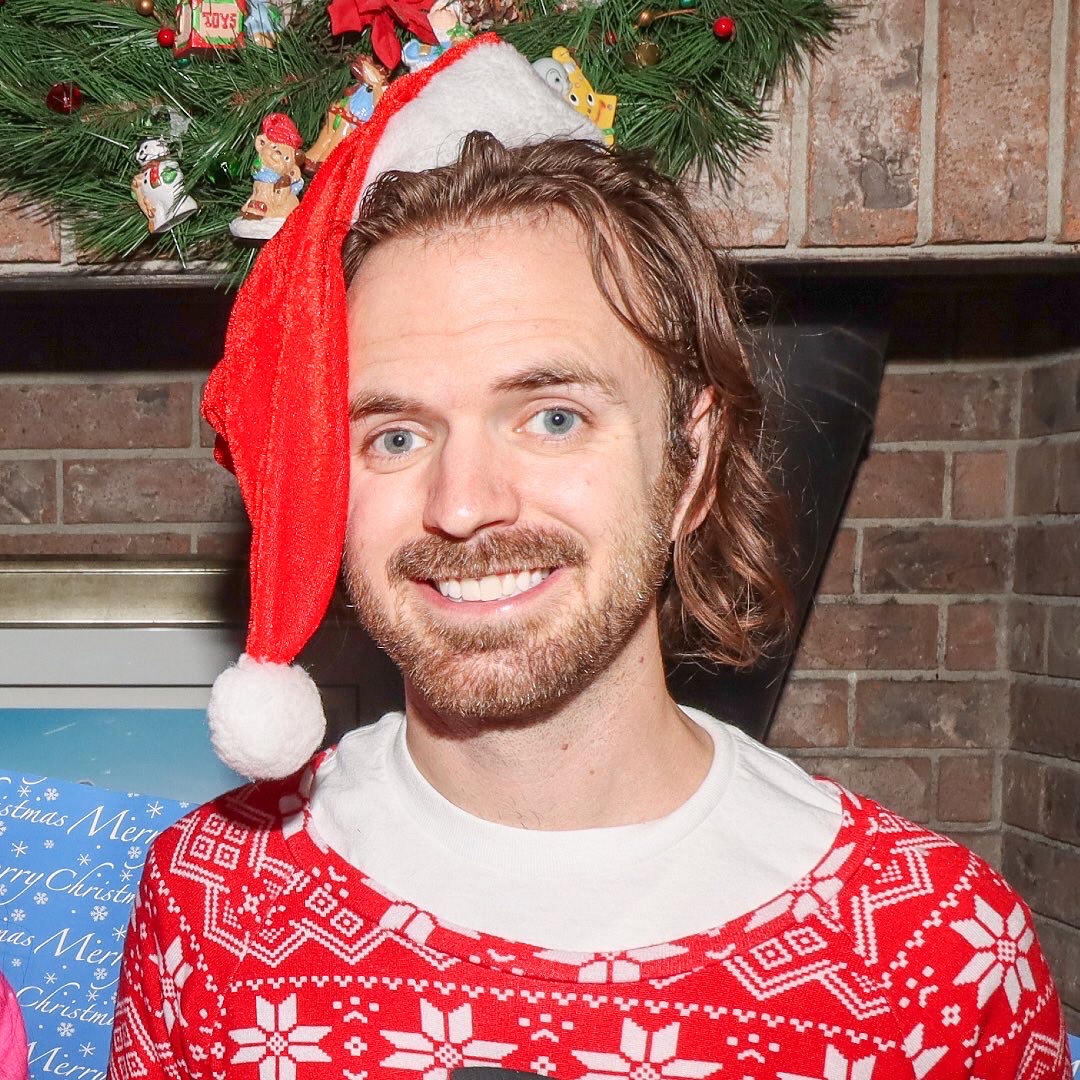 Kevin Bessey, singer songwriter and Las Vegas local, here in Christmas garb