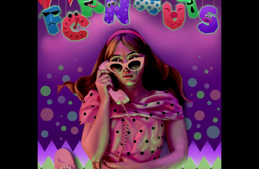 Poster for Fck'n Nuts (2023) short film by Sam Fox