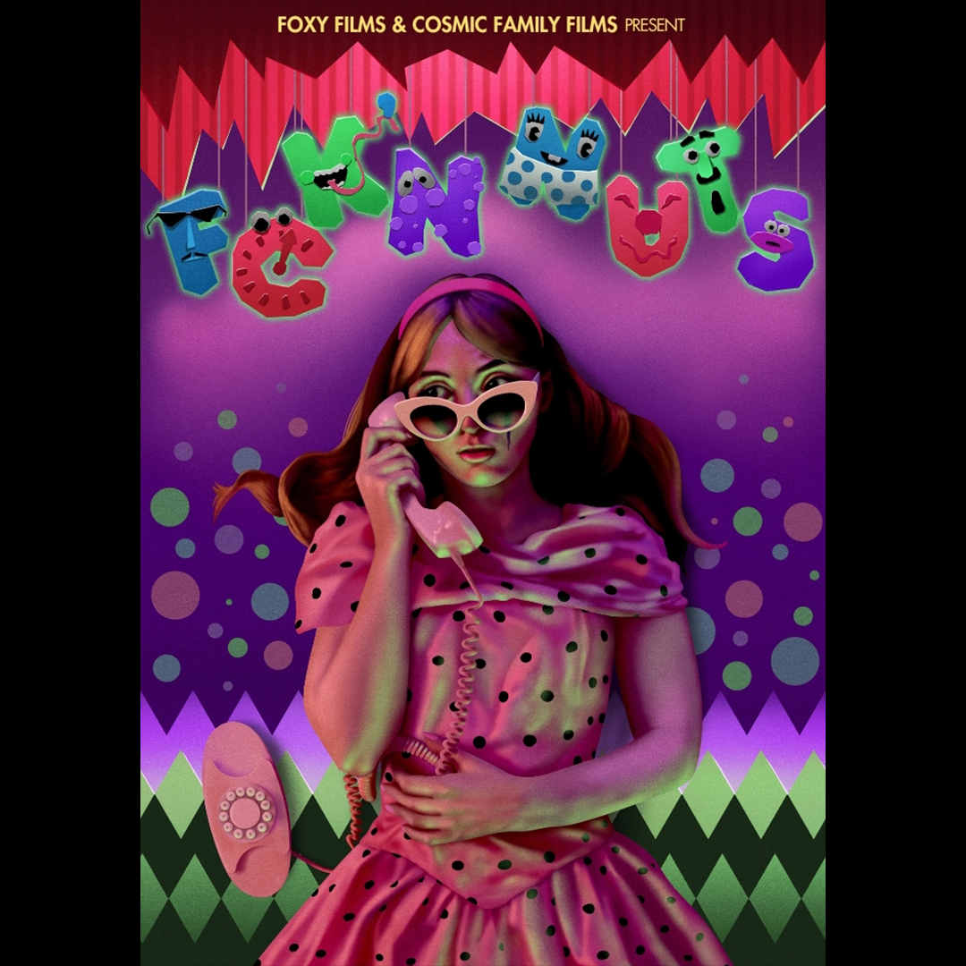 Poster for Fck'n Nuts (2023) short film by Sam Fox