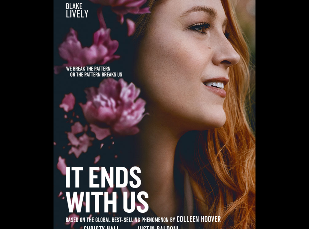 Poster for the 2024 film IT ENDS WITH US